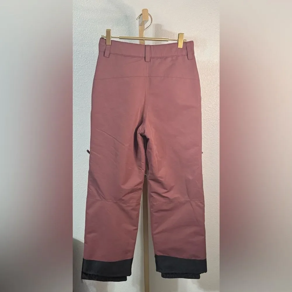 Pulse- Girls Maroon/ mauve pink snow Pants- Large (14/16)